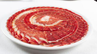 10 sobres de 100gr de Jamón Ibérico de Bellota cortado en tapas